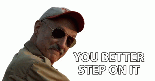 Michael Gross You Better Step On It GIF