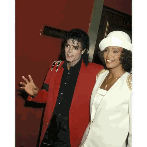 Michael Jackson and Whitney Houston