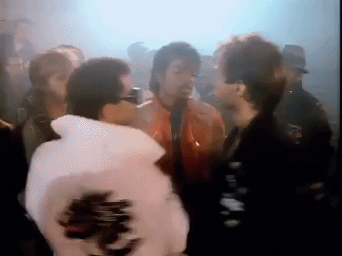 Michael Jackson Breaking Through GIF