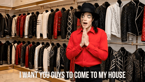 Michael Jackson Come To My House GIF