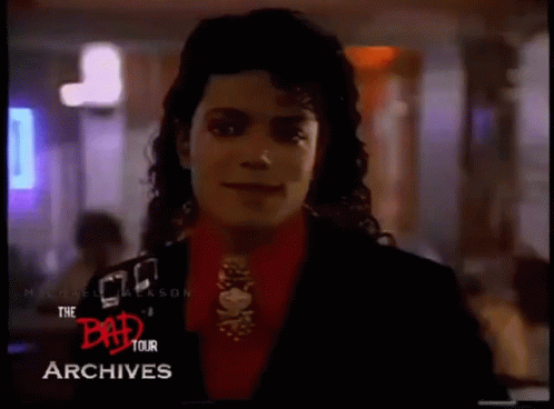 Michael Jackson Face Close Up Bad Tour Archives