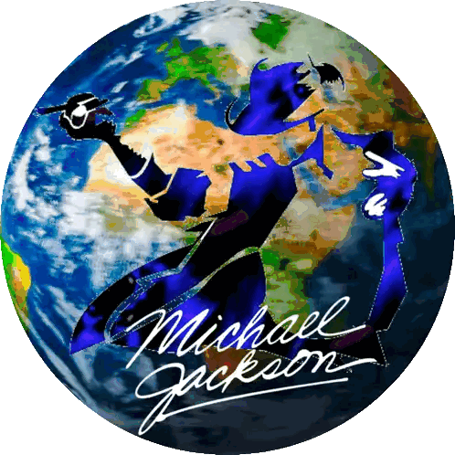 Michael Jackson Logo Silhouette Earth
