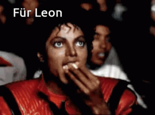 Michael Jackson Popcorn Fur Leon GIF