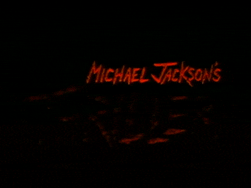 Michael Jackson Thriller Poster GIF