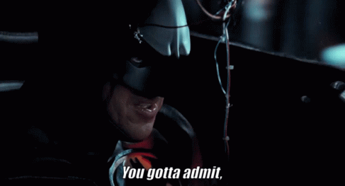 Michael Keaton Im Batman Talking To Penguin GIF