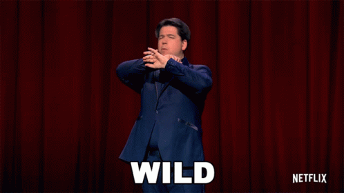 Michael Mcintyre Wild Hand Wave GIF