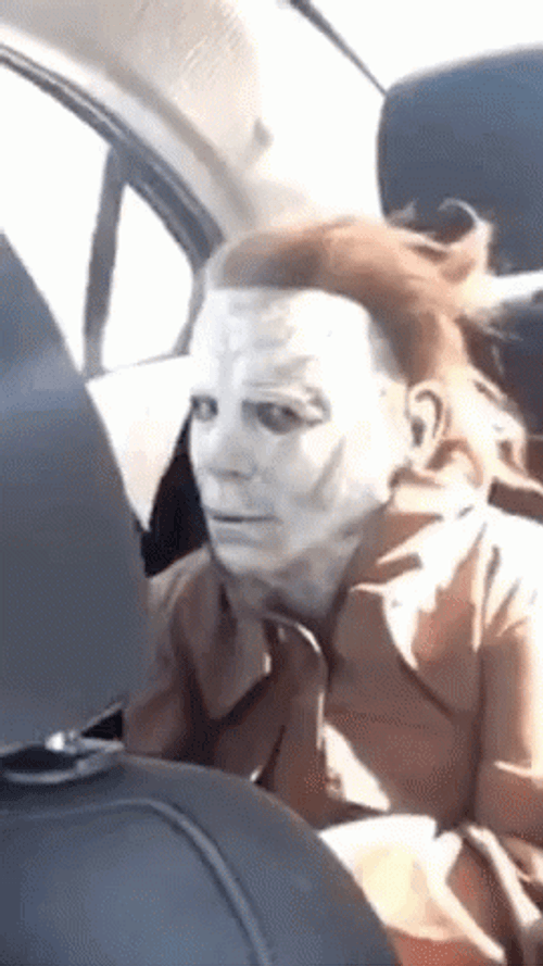 Michael Myers Annoyed Side-eye GIF