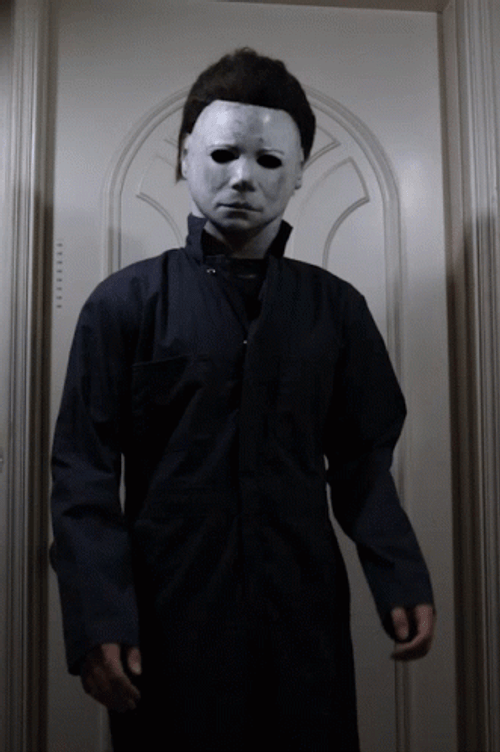 Michael Myers Aww Shucks GIF