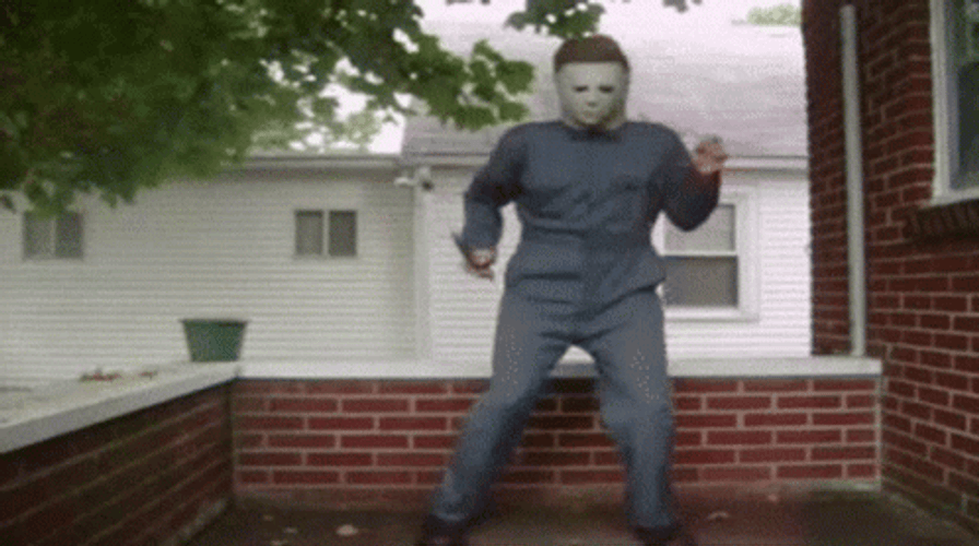 Michael Myers Funny Dance Moves GIF