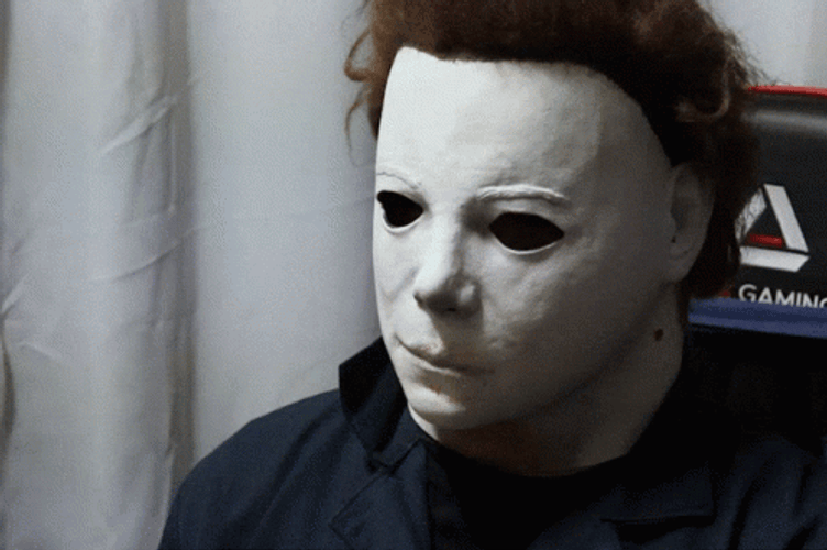 Michael Myers Funny Eating Snack GIF