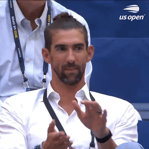 Michael Phelps Applauding GIF