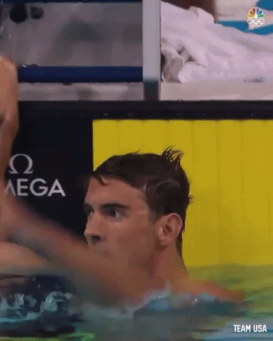 Michael Phelps Showing Five Fingers GIF