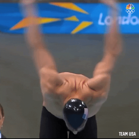 Michael Phelps Warming Up GIF