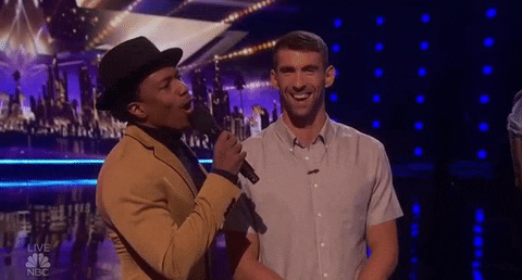 Michael Phelps With Nick Cannon GIF