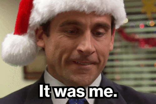 Michael Scott Ashamed To Say It Was Me GIF