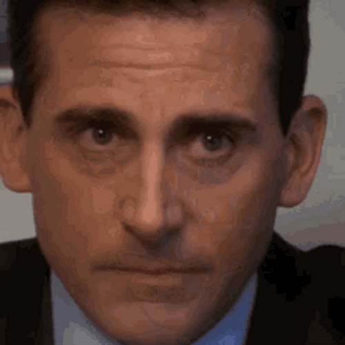 Michael Scott Crying And Looking GIF