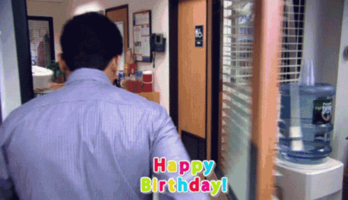 Michael Scott Happy Birthday Office GIF