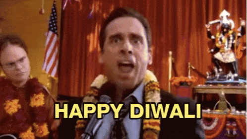 Michael Scott Happy Diwali GIF