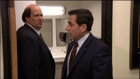 Michael Scott Smelly Crazy World GIF