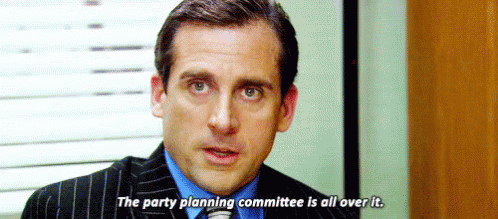 Michael Scott The Party Planning Committee GIF