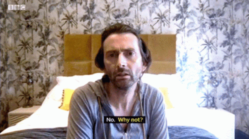 Michael Sheen And David Tenant Staged On Cam GIF