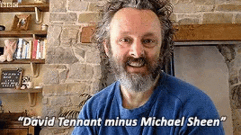 Michael Sheen And David Tennant On Staged GIF