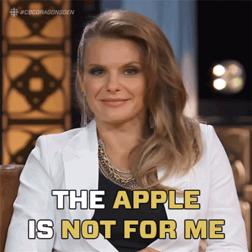 Michele Romanow Apple Not For Me GIF