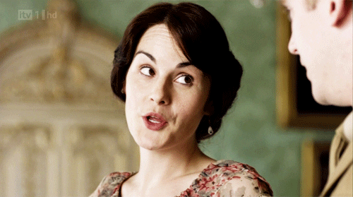Michelle Dockery Shhh GIF