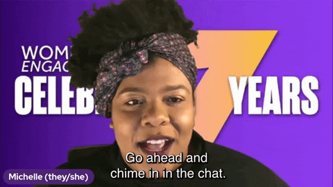 Michelle Engaging Chat Platform GIF