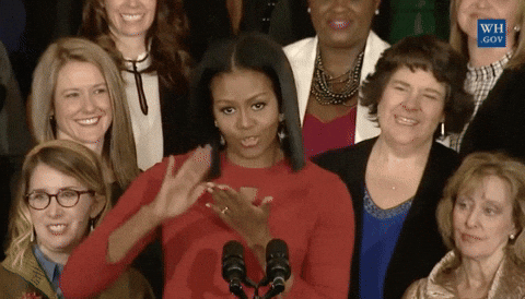 Michelle Obama Cash GIF