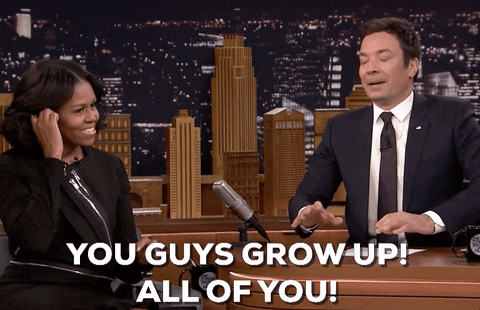 Michelle Obama Jimmy Fallon GIF
