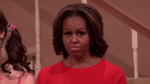 Michelle Obama Make Face GIF