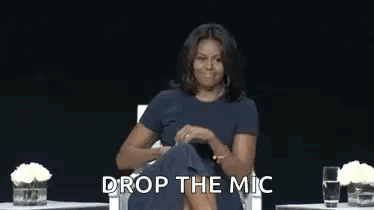 Michelle Obama Saying Drop The Mic