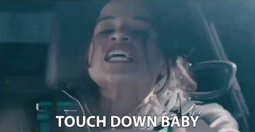 Michelle Rodriguez Has Landed GIF