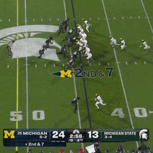 Michigan vs Michigan State Football Game