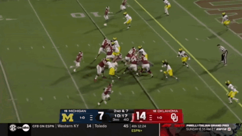 Michigan vs Oklahoma Football Game
