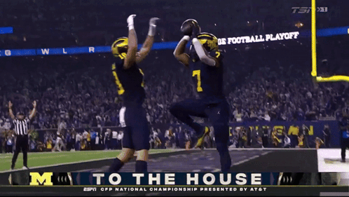 Michigan Wolverines Football Team GIF