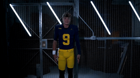 Michigan Wolverines Jj Mccarthy Yelling GIF