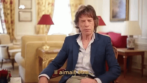 Mick Jagger Confirms His Quitting GIF