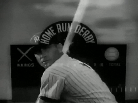 Mickey Mantle Home Run Derby GIF