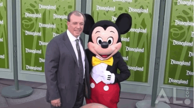 Mickey Mouse Bob Iger Handshake GIF