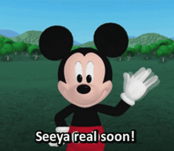  Mickey Mouse Adiós Nos Vemos GIF