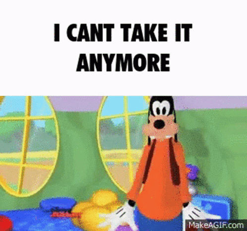 Mickey Mouse Clubhouse Goofy Can't Take It Anymore