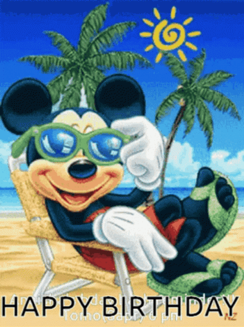 Mickey Mouse Disney Happy Birthday GIF
