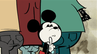 Mickey Mouse Not Sure GIF