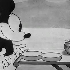 Mickey Mouse Pointing Hot Dog Face GIF