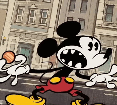Mickey Mouse Running