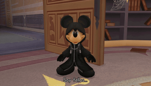 Mickey Mouse Saying Say Fellas