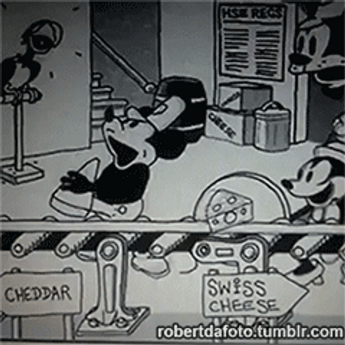 Mickey Mouse Swiss Cheese Meme GIF 