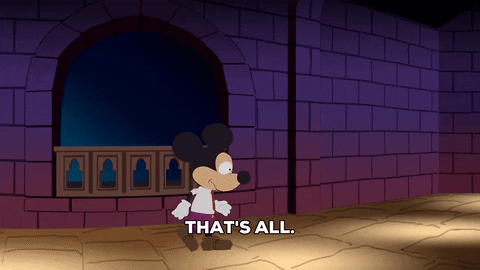 Mickey Mouse That's All Door Opening GIF
